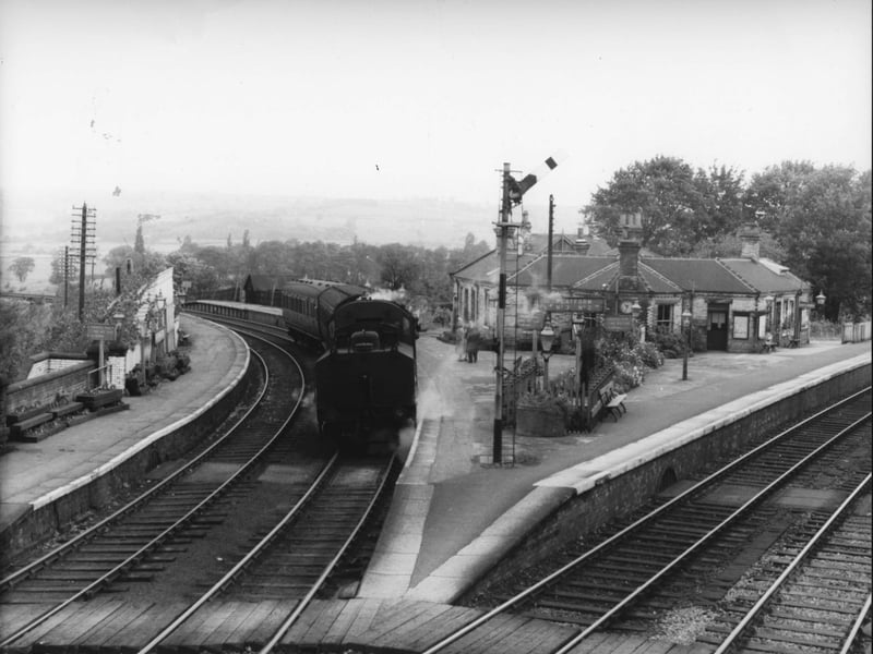 Arthington railway station in Yorkshire, which closed in 1948 and is now a private residence