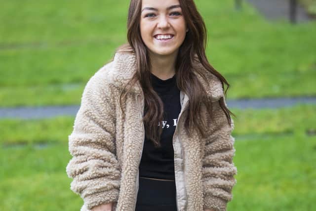 The psychology student said she can't leave the house without people staring - and strangers even take photos of her without her permission.