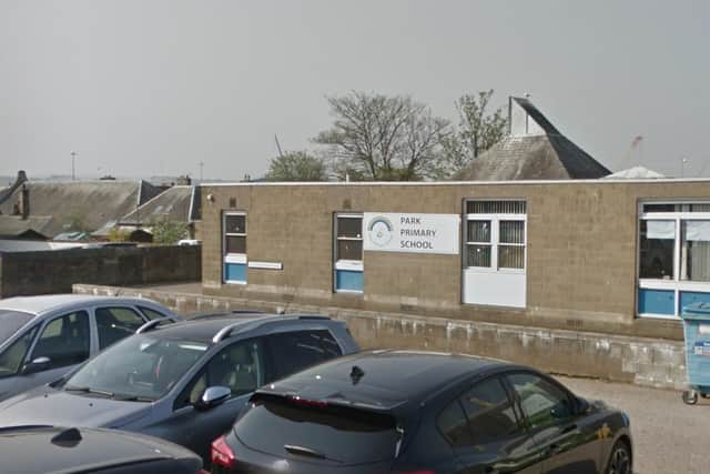 Firefighters were called to the scene at Park Primary School in Invergordon in the Highlands at 10.10am today  picture: GoogleMaps