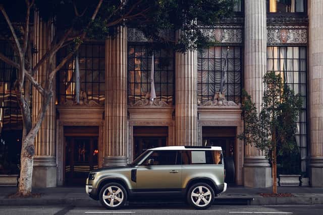The new Defender comes with a variety of accessory packs for urban and more rugged use
