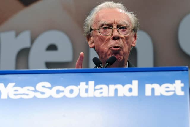 Canon Kenyon Wright, pictured in 2014, chaired the Constitutional Convention that eventually led to devolution (Picture: Lisa Ferguson)
