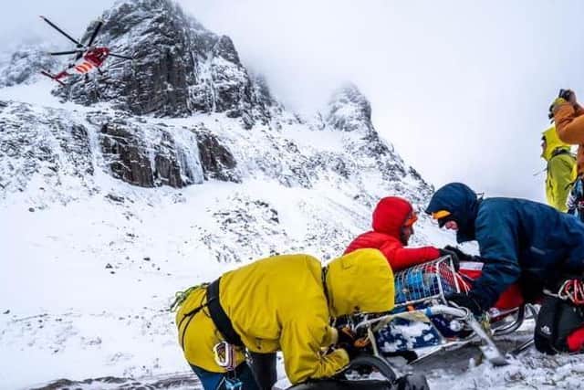 It was one of two incidents reported by Lochaber Mountain Rescue yesterday.