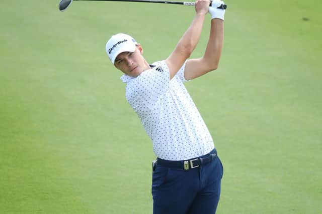 Danish 18-year-old Rasmus Hjgaard is sharing the lead in Muscat, having already won the AfrAsia Bank Mauritius Open in his rookie season on the European Tour. Picture: Getty Images