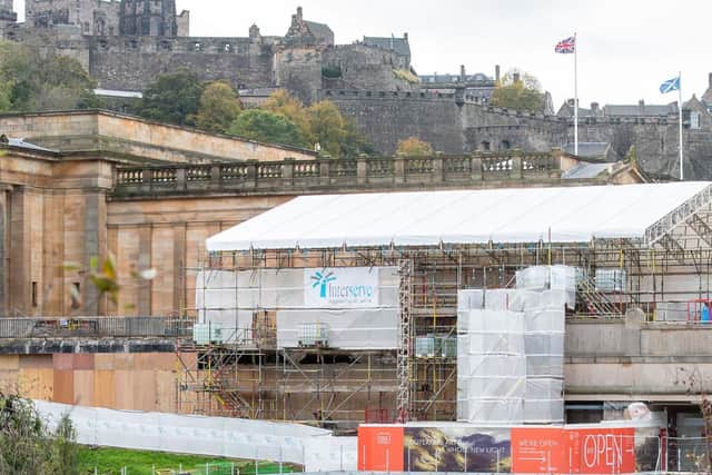 Council concerns over the scaffolding were not made public despite stories in the Evening News