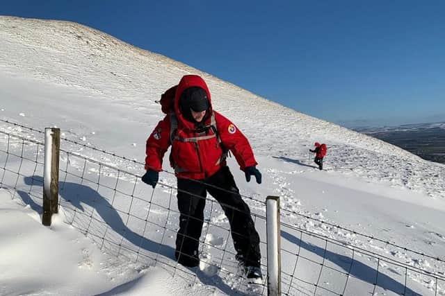 Tweed Valley Mountain Rescue during the search.