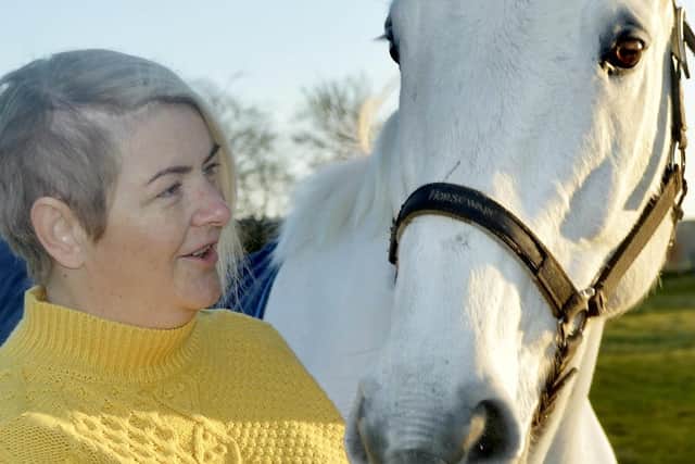 And although Kelly Ann suffered a setback when her tumour returned following initial surgery to remove it, she says that Aliyana is the "best therapy I could have" picture: PA