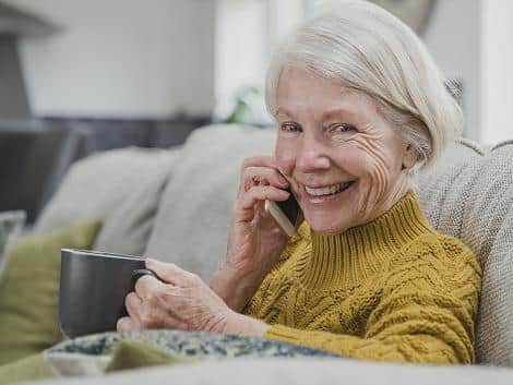 Muriels said Age Scotland changed her life after her husband died    picture: supplied
