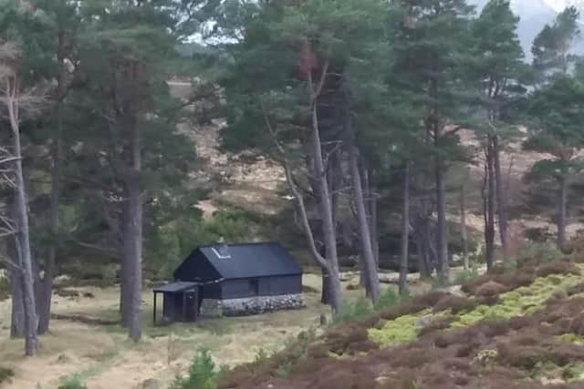 Jim based himself at Bob Scotts Bothyin the Cairngorms before he went missing   picture: GoogleMaps