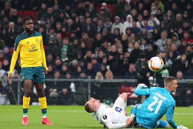 Odsonne Edouard netted a sublime chip to put Celtic ahead. Picture: Getty