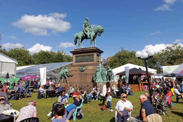 At the height of Edinburgh International Book Festival 2019
